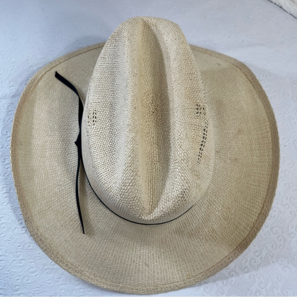 Scott Colburn Saddlery Vintage Western Cowboy Hat Genuine Bangora Size 7 3/8 - Picture 5 of 16